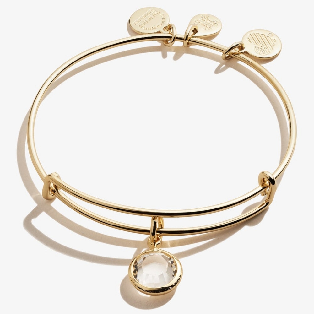 NWT, Alex and Ani Crystal April Birthstone Bracelet